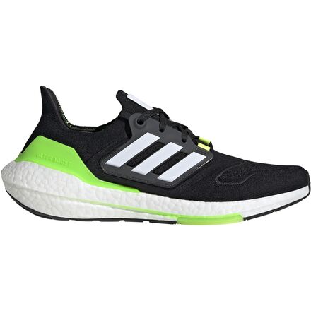 Adidas - Ultraboost 22 Running Shoe - Men's - Core Black/Ftwr White/Solar Green