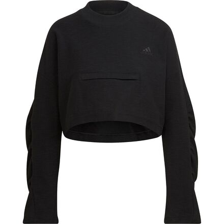 Adidas - Yoga Crop Crew Sweatshirt - Women's