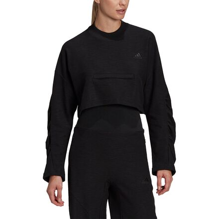 Adidas - Yoga Crop Crew Sweatshirt - Women's