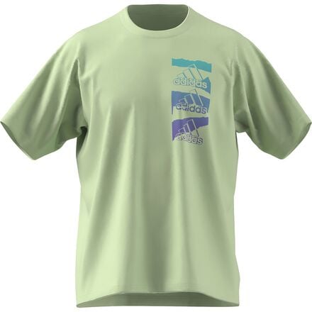 Adidas - Brand Love Front T-Shirt - Men's - Almost Lime