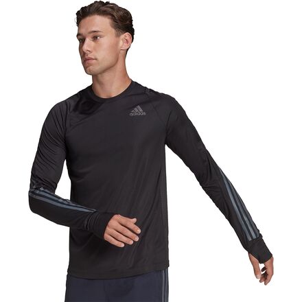 Adidas - Run Icon Long-Sleeve Shirt - Men's - Black