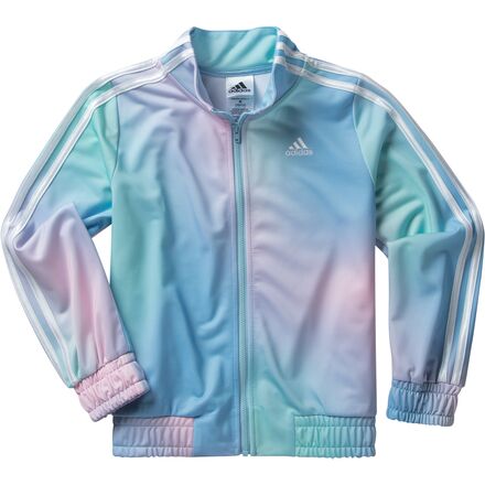 Adidas - AOP Glow Tricot Jacket - Girls' - Clear Sky