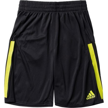 Adidas - Bold 3 Stripes Short - Boys' - Black/Yellow