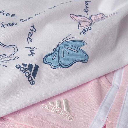 Adidas - Cotton French Terry Short Set - Toddler Girls'