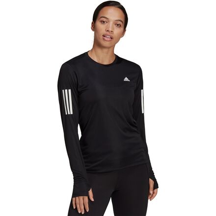 Adidas - Own The Run Long-Sleeve T-Shirt - Women's - Black