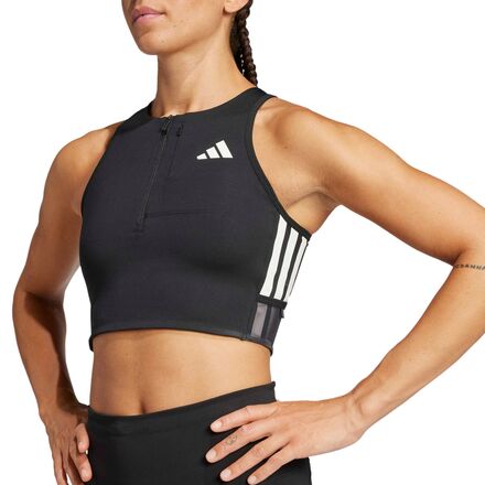 Adidas - Adizero Crop Tank Top - Women's