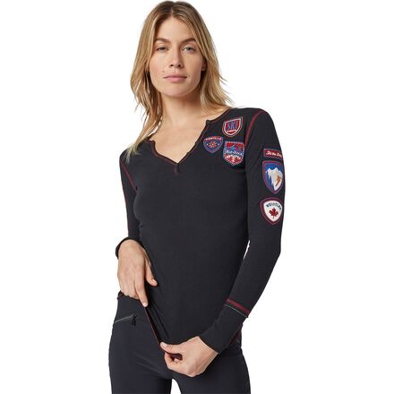 Alp N Rock - Ski the World Henley Shirt - Women's