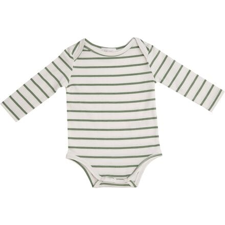 Angel Dear - Lap Shoulder Bodysuit - Infants' - Green Stripes