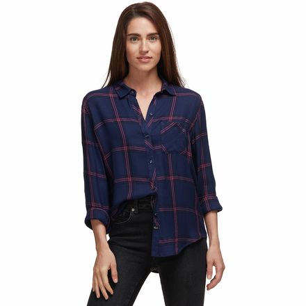 Rails Hunter Sapphire/Black/Rose Shirt - Women's - Clothing