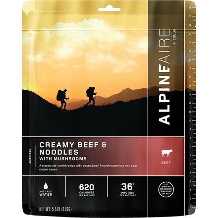 AlpineAire - Creamy Beef & Noodles with Mushrooms - One Color
