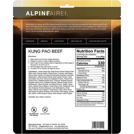 AlpineAire - Kung Pao Beef