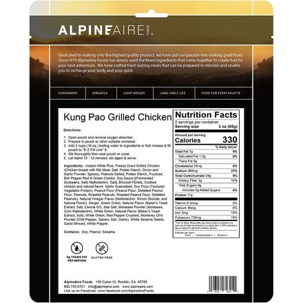 AlpineAire - Kung Pao Grilled Chicken