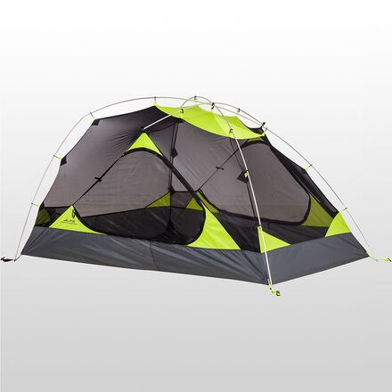 ALPS Mountaineering - Greycliff 3 Tent: 3-Person 3-Season - Grey/Citrus