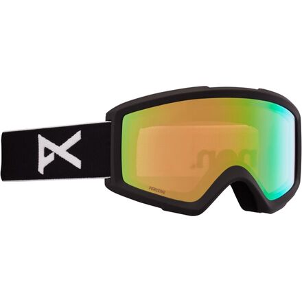 Anon - Helix 2.0 PERCEIVE Goggles - Perceive Variable Green /Black, Extra Lens - Amber