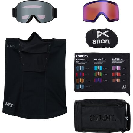 Anon - M4 Cylindrical Goggles + MFI Face Mask