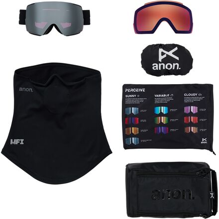 Anon - M5S Low Bridge Goggles + MFI Mask