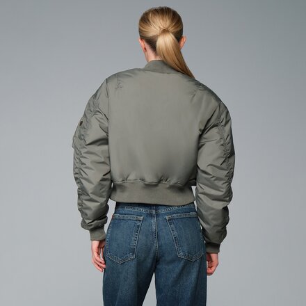 Alpha Industries - MA-1 Cropped Flight Oxford Jacket - Women's