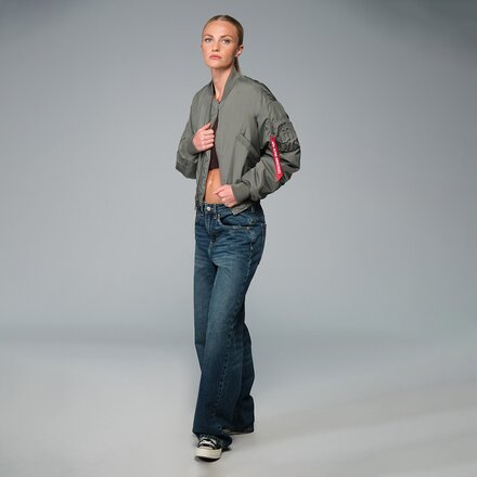 Alpha Industries - MA-1 Cropped Flight Oxford Jacket - Women's