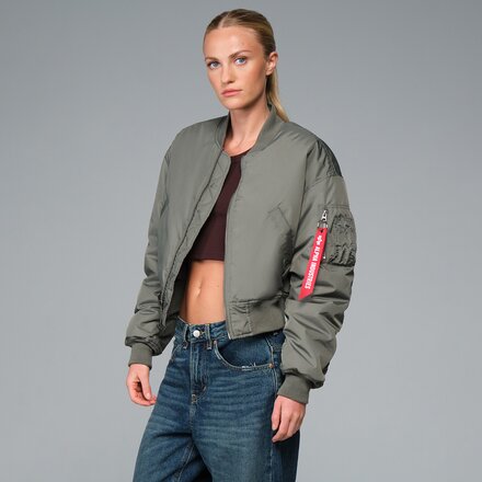 Alpha Industries - MA-1 Cropped Flight Oxford Jacket - Women's