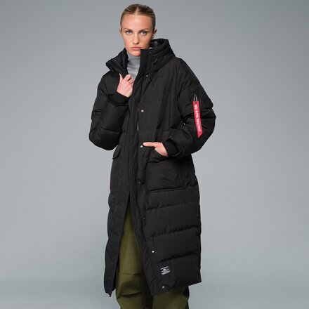 Alpha Industries - Sierra Long Relaxed Fit Puffer - Women's