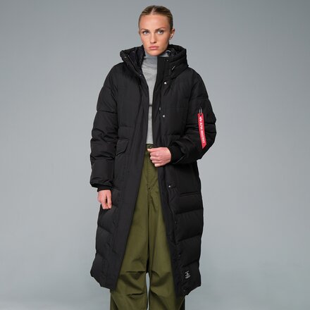 Alpha Industries - Sierra Long Relaxed Fit Puffer - Women's