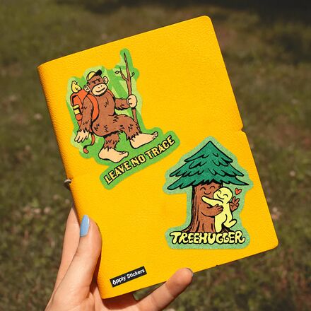 Apply Stickers - Tree Hugger Sticker