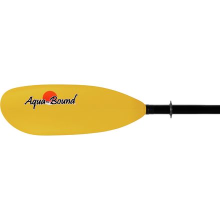 Aqua-Bound - Sting Ray Fiberglass 2-Piece Snap-Button Paddle - Yellow abXII