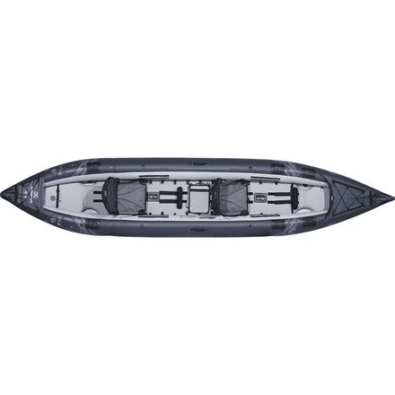 Aquaglide - Blackfoot Angler 160 Inflatable Kayak - Navy/Gray
