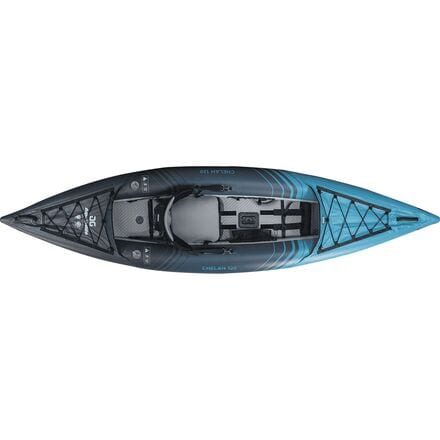 Aquaglide - Chelan 120 Inflatable Kayak - Blue/Gray Fade