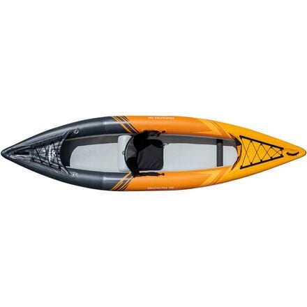 Aquaglide - Deschutes 130 Inflatable Kayak - Tangerine/Orange/Gray