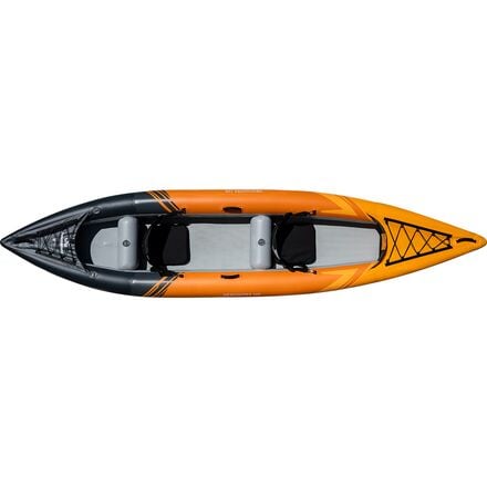 Aquaglide - Deschutes 145 Inflatable Kayak - Tangerine/Orange/Gray