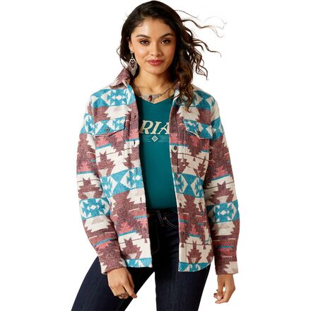 Ariat - Shacket Shirt Jacket - Women's - Baja Jacquard