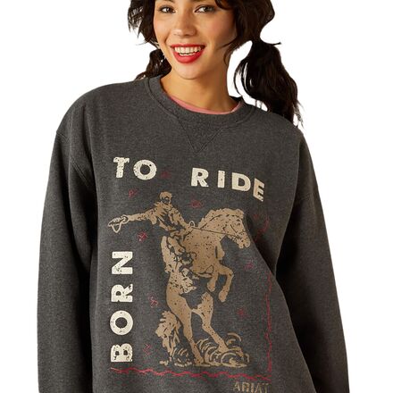 Ariat - Oversized Crew Sweatshirt - Women's