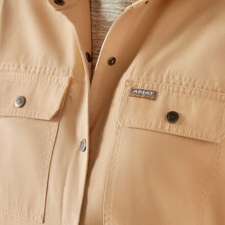 Ariat - Rebar Cropped Woven Shirt Jacket - Women's