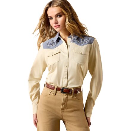 Horseshoe Western Snap Shirt -Women's
