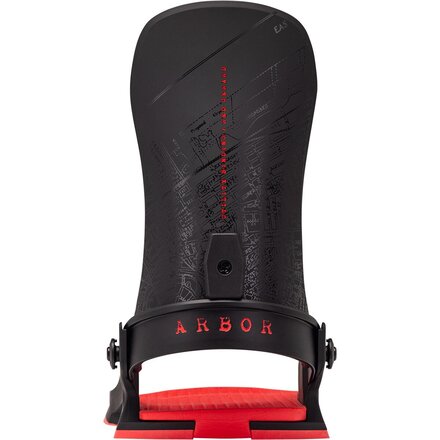 Arbor - Red Gerard Pro w/ Utility Binding Snowboard Bundle