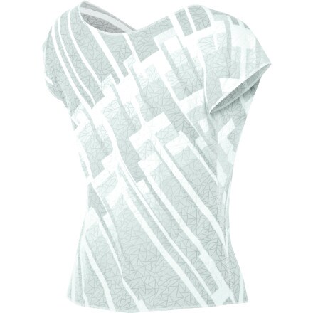 Asics - Tessa Burnout Shirt - Cap-Sleeve - Women's