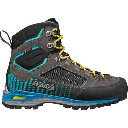 Asolo - Freney Evo Mountaineering Boot - Women's - Graphite/Sea Blue