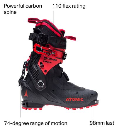Atomic - Backland Carbon Alpine Touring Boot - 2022 - Black