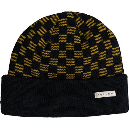 Squared Fleece Lined Beanie
