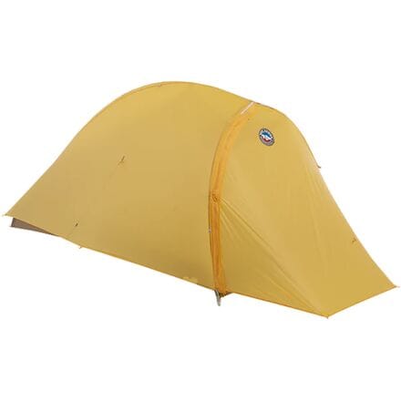 Big Agnes - Fly Creek HV UL1 Bikepack Tent: 1-Person 3-Season - Yellow/Greige