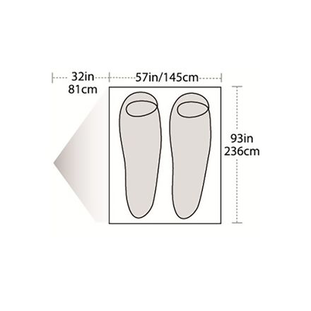 Big Agnes - Fishhook UL Tent: 2-Person 3-Season
