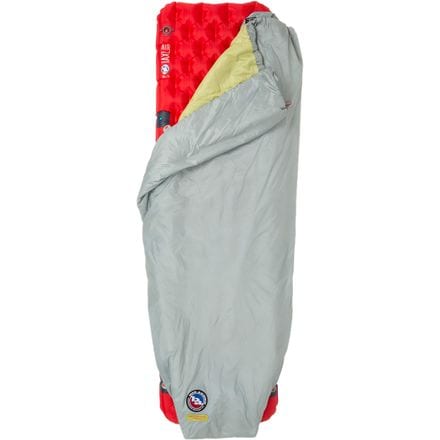 Big Agnes - Kings Canyon UL Quilt: Synthetic - Gray/Palm