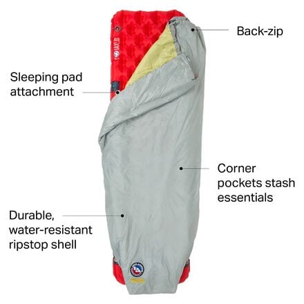Big Agnes - Kings Canyon UL Quilt: Synthetic