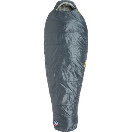 Saco De Dormir Big Agnes Antracite - Feminino, Sintético Fireline Pro - Ideal Para Trilhas E Acampamento (20-30 Graus)