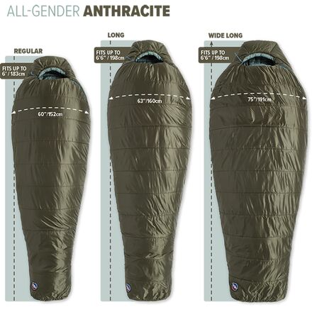 Big Agnes - Anthracite 30 FireLine Pro Recycled Sleeping Bag