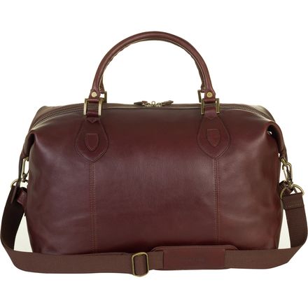 Barbour - Leather Med Travel Explorer Bag