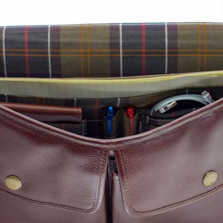 Barbour - Leather 11.5L Briefcase