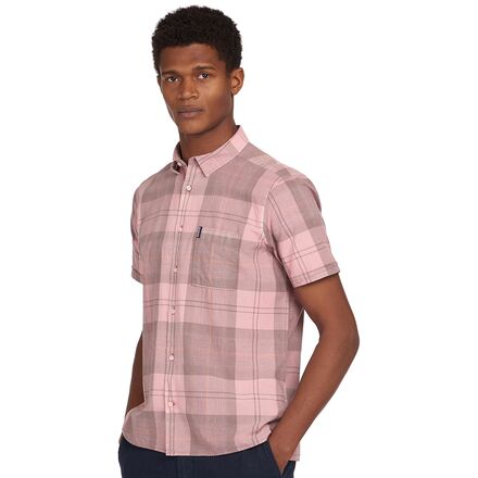 Barbour - Tartan 17 Pigment Short-Sleeve Shirt - Men's - Faded Pink