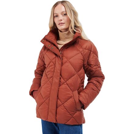 Barbour - Hoxa Quilt Jacket - Women's - Maple/Dress